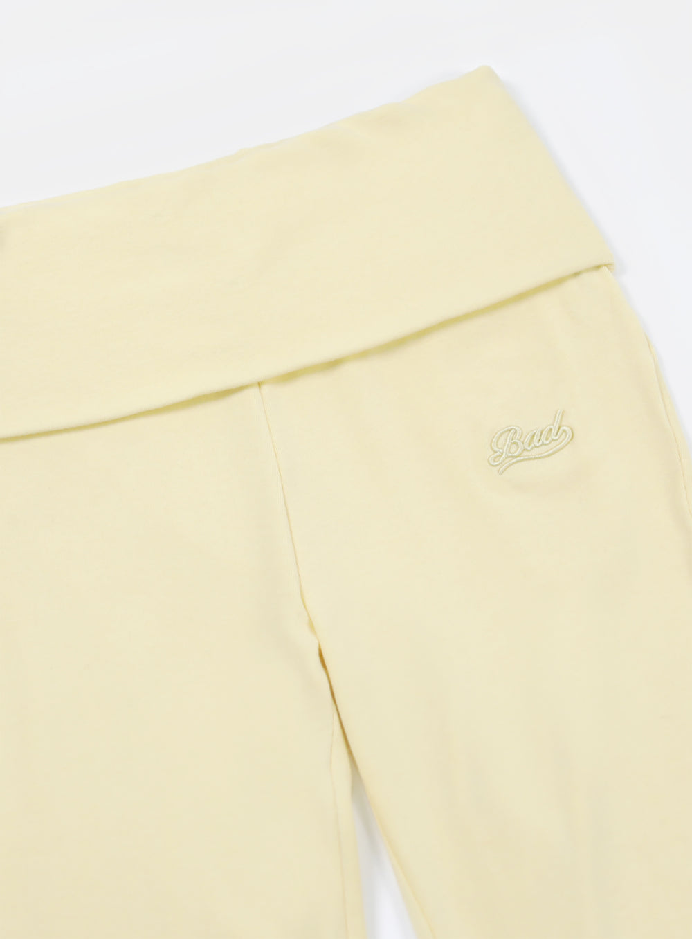 [w-pts24-056] Beyond Soft Fold Over Bootcut Pants - Butter