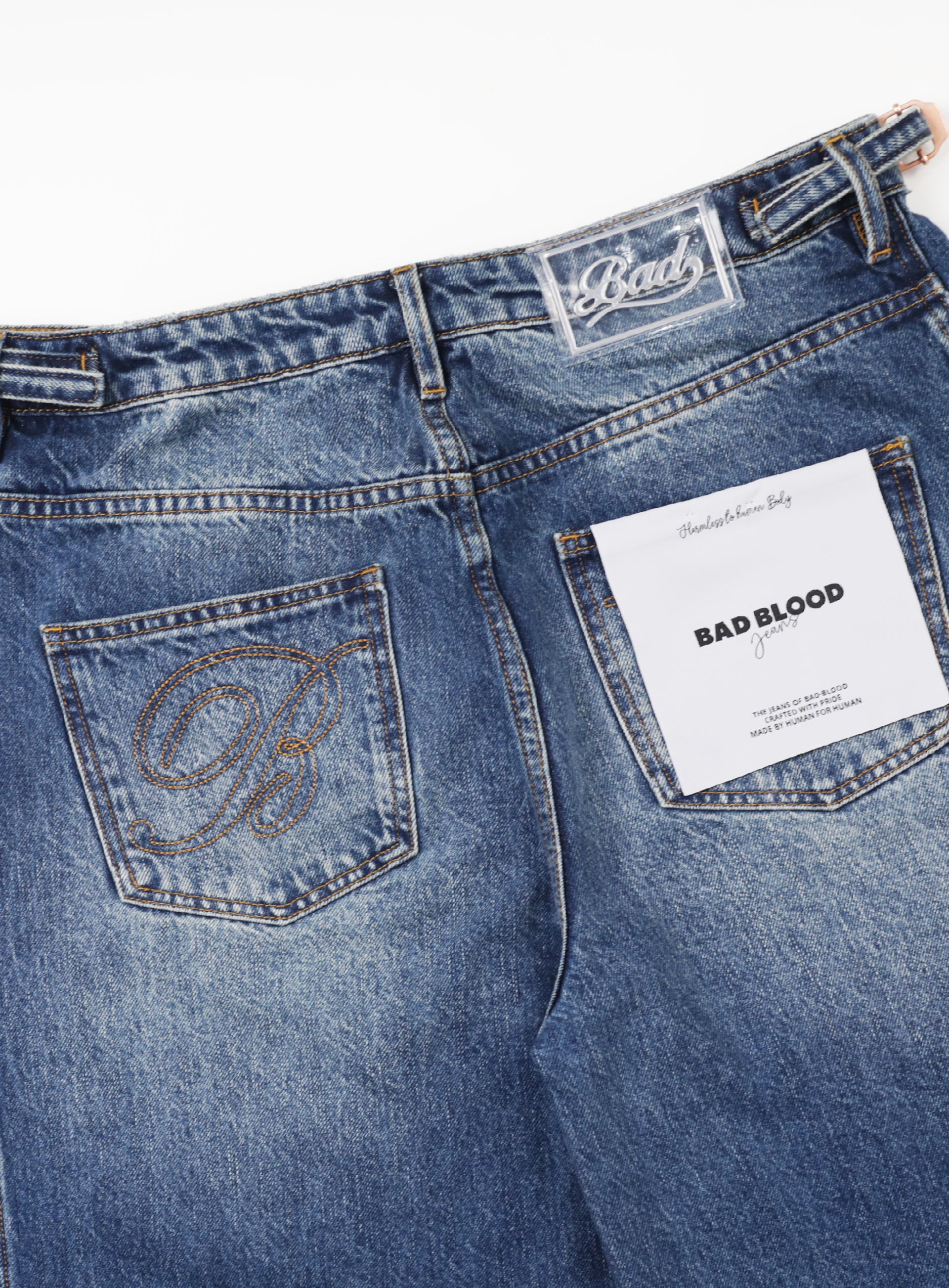 [w-jeans24-007] Charlie Barrel jeans - Mid Blue