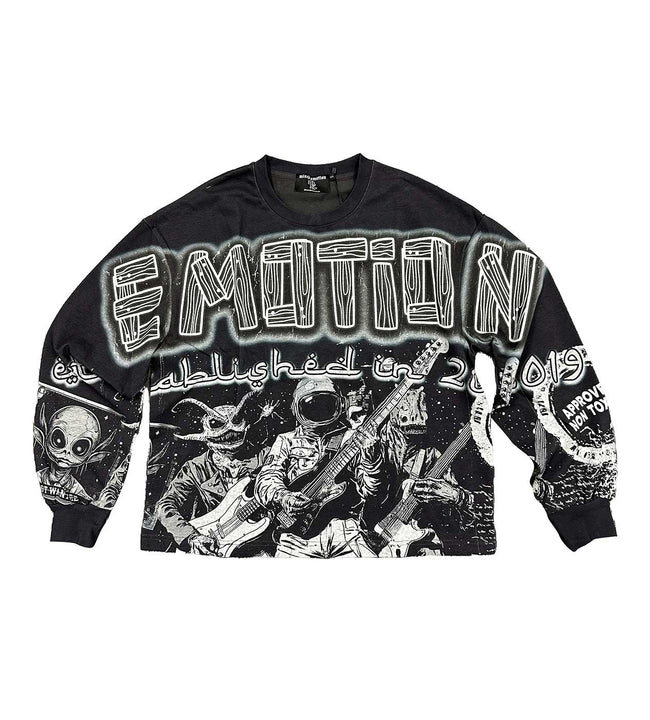 Mixed Emotions Astro L/S Tee Black Hover Image