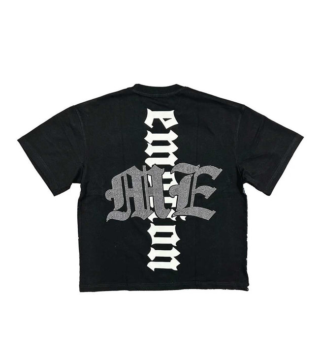 Mixed Emotions Astronaut Rhinestone Tee Black Main Image