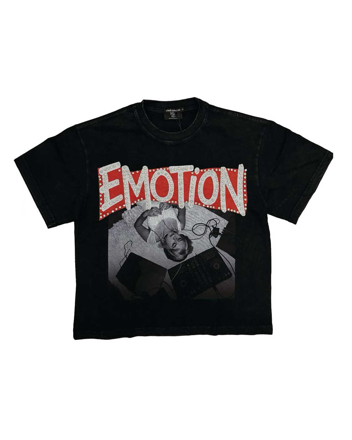 Mixed Emotions Tunes Tee Black