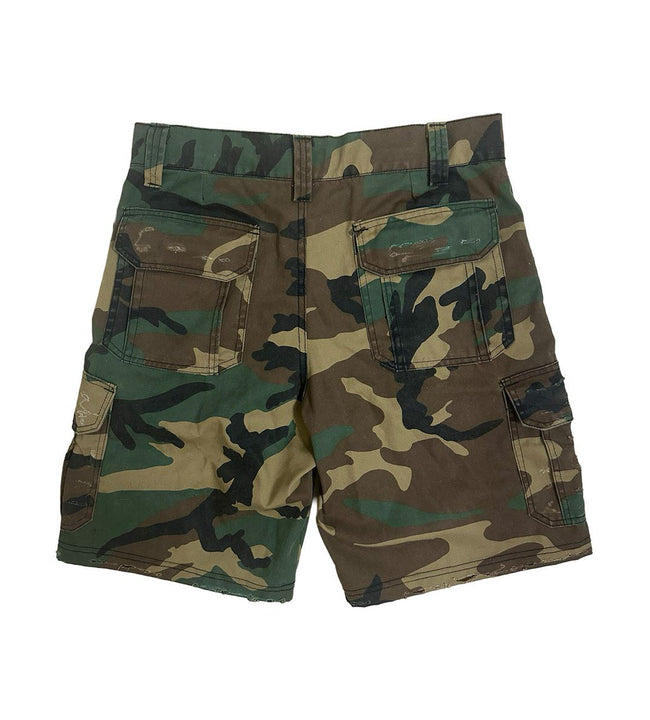 Mixed Emotions Ace Camo Shorts Green Main Image
