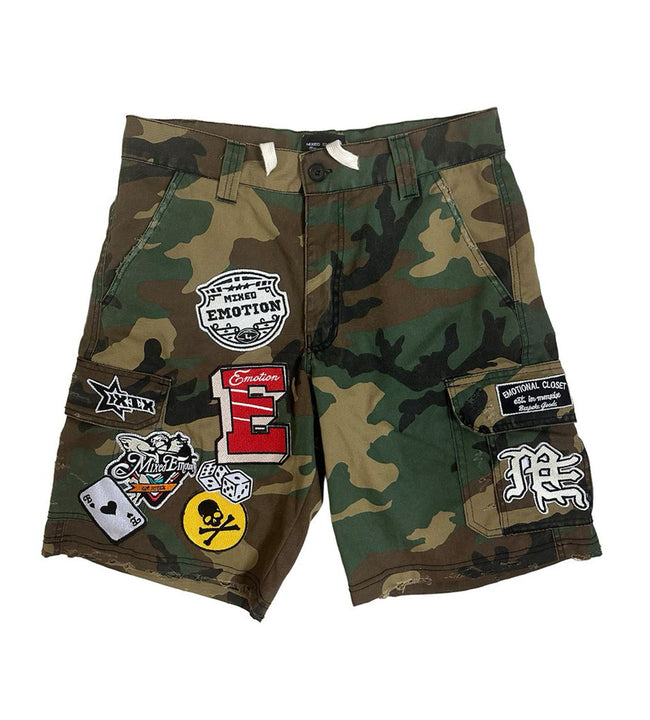 Mixed Emotions Ace Camo Shorts Green Hover Image