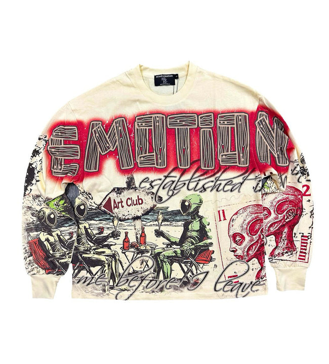 Mixed Emotions Art Club L/S Tee Cream Hover Image