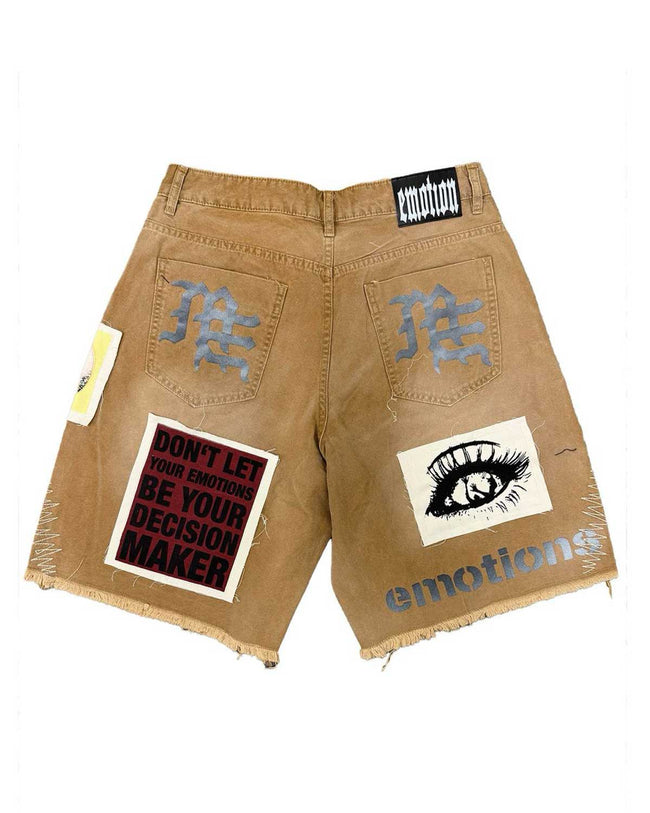 Mixed Emotions Chaos Carpenter Shorts Khaki Main Image