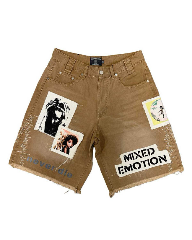 Mixed Emotions Chaos Carpenter Shorts Khaki Hover Image