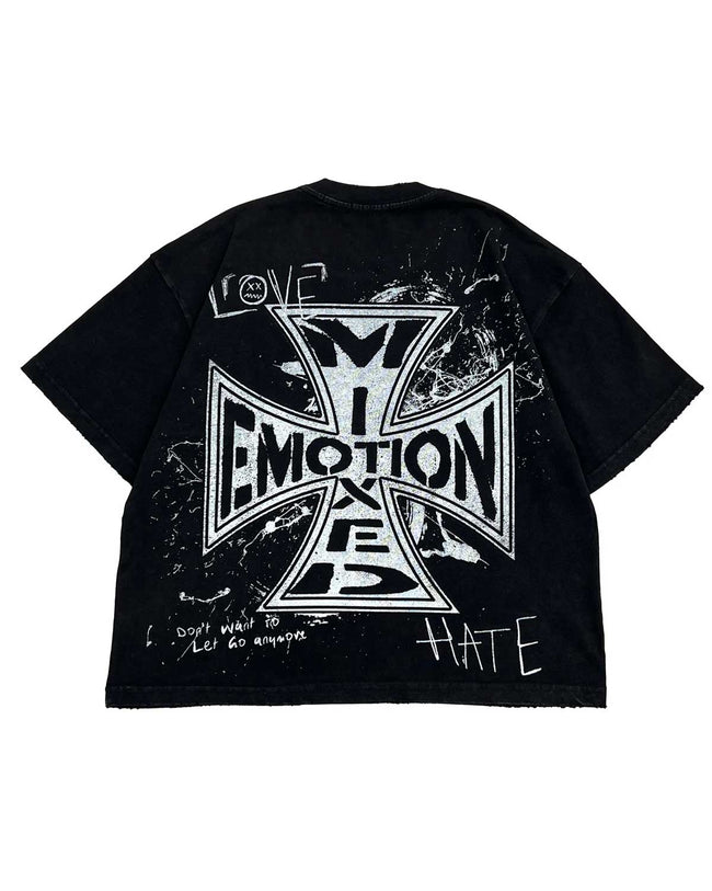 Mixed Emotions Chaos Tee Black Main Image