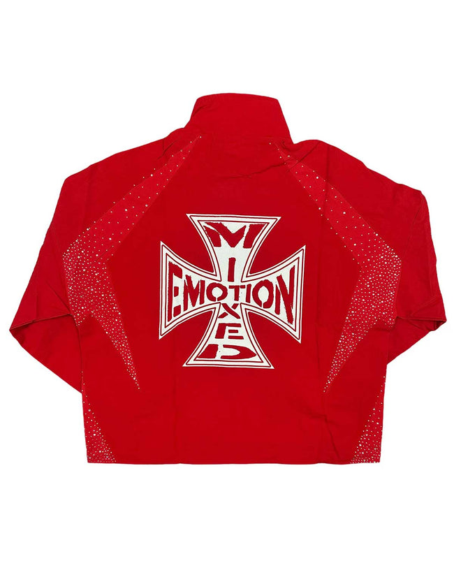 Mixed Emotions Classic Nylon Jacket Red Main Image