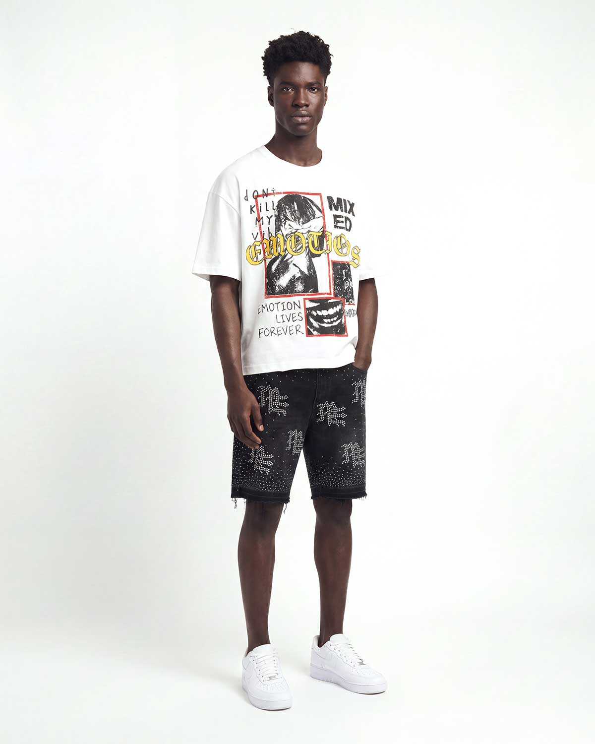 Mixed Emotions Forever Tee Cream