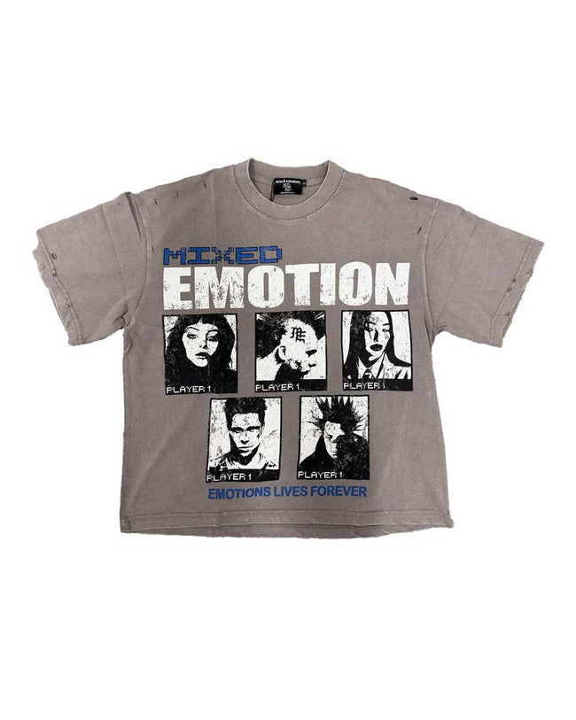 Mixed Emotions Gallery Tee Grey Hover Image