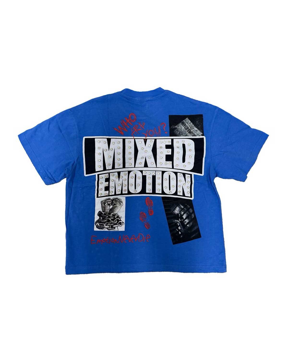 Mixed Emotions Lost Identity Tee Blue