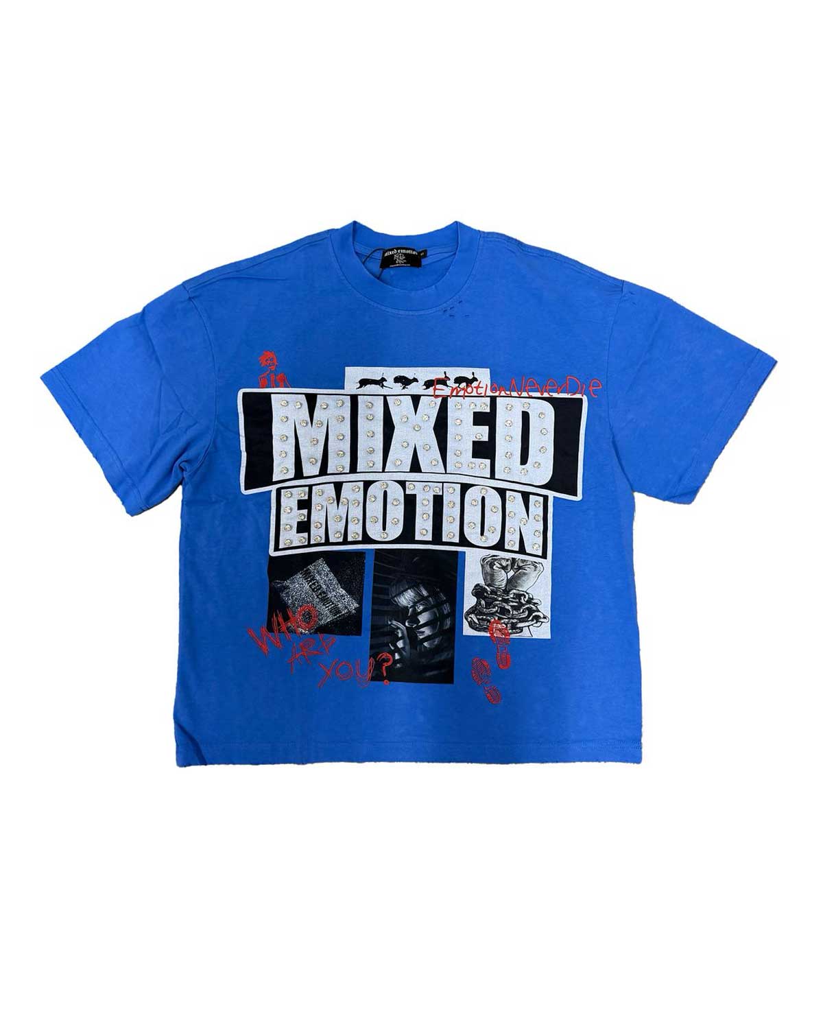 Mixed Emotions Lost Identity Tee Blue