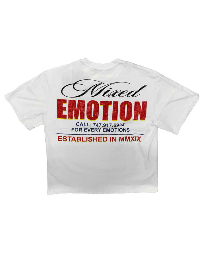 Mixed Emotions Lottery Tee White Main Image