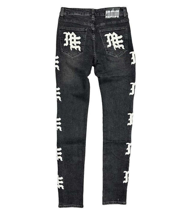 Mixed Emotions Monogram Denim Black Wash Main Image