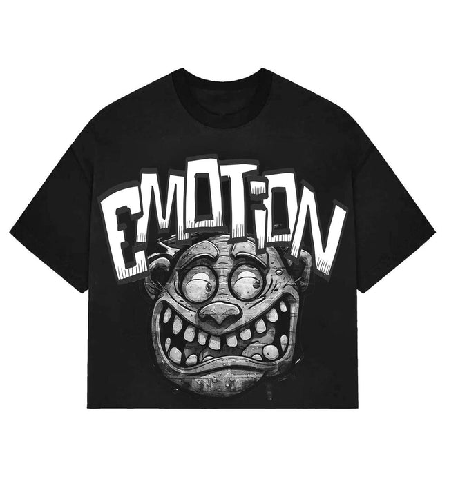 Mixed Emotions Monster Cropped Tee Black Hover Image