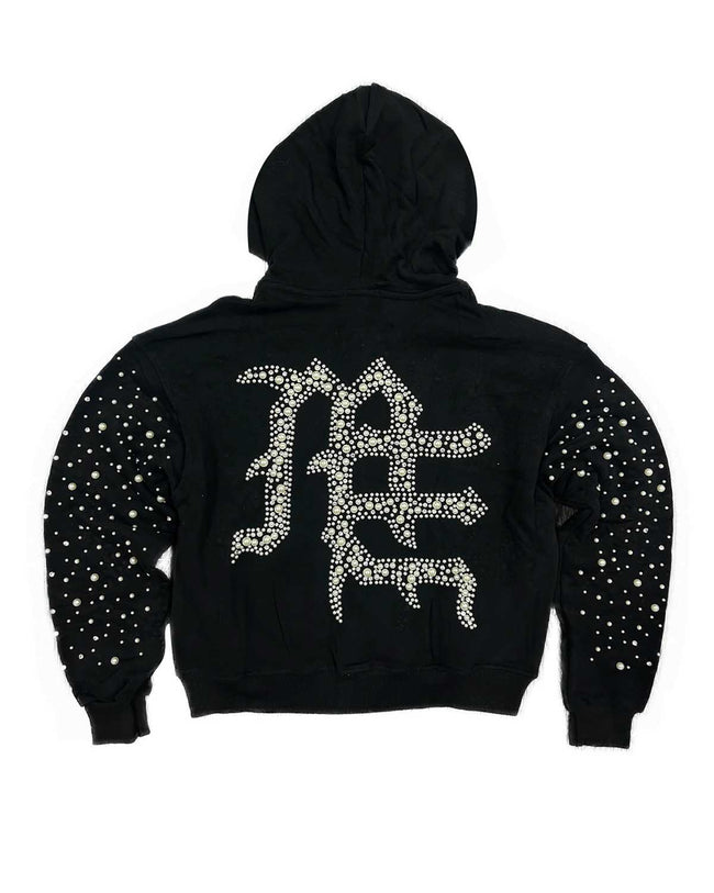 Mixed Emotions Pearl Hoodie Black Main Image