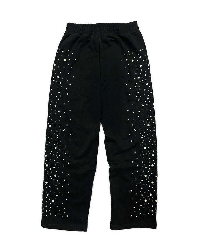 Mixed Emotions Pearl Sweatpants Black Main Image