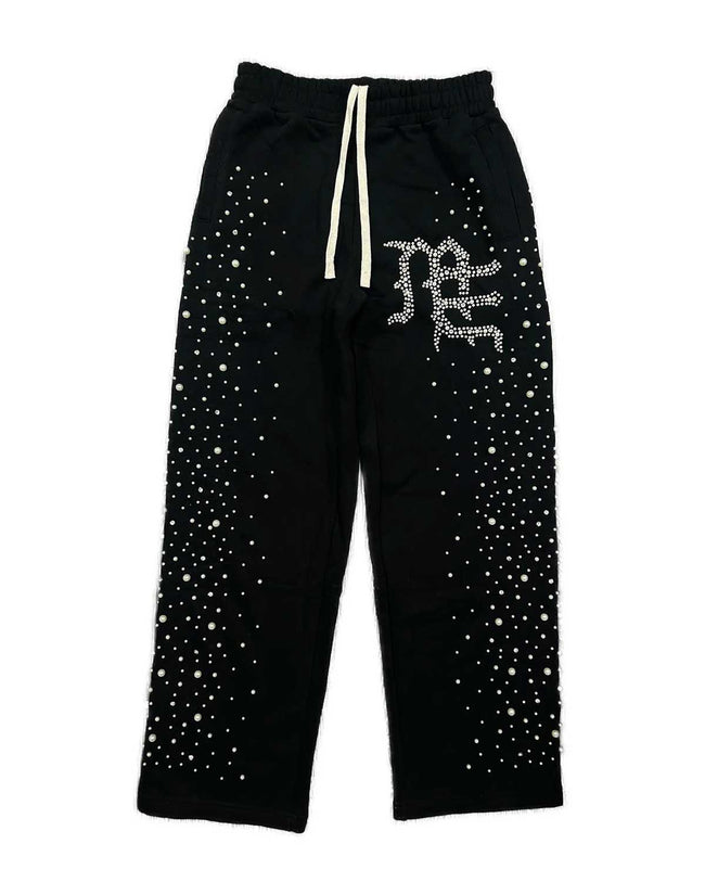 Mixed Emotions Pearl Sweatpants Black Hover Image