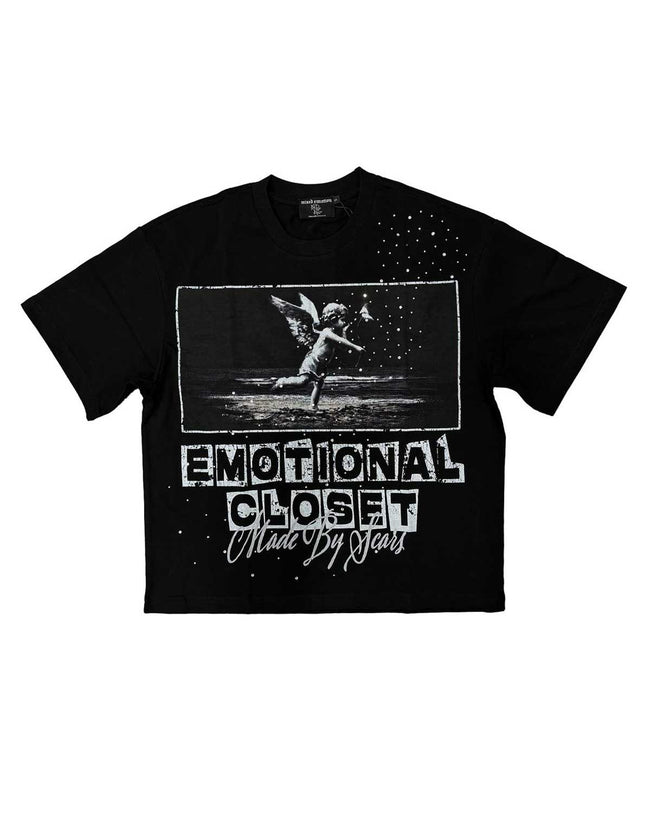 Mixed Emotions Scar Tee Black Hover Image