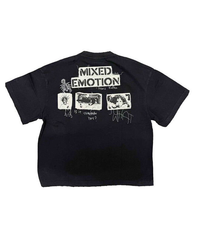 Mixed Emotions Stamped Tee Black Main Image
