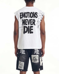Mixed Emotions Starboy Sleeveless Tee Cream
