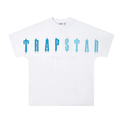 Trapstar Color Contrast Embroidered Tee White/Blue