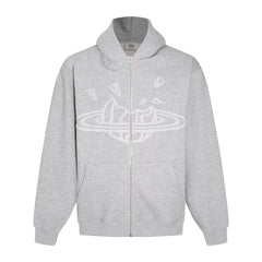 Broken Planet Urban Casual Zip Hoodie