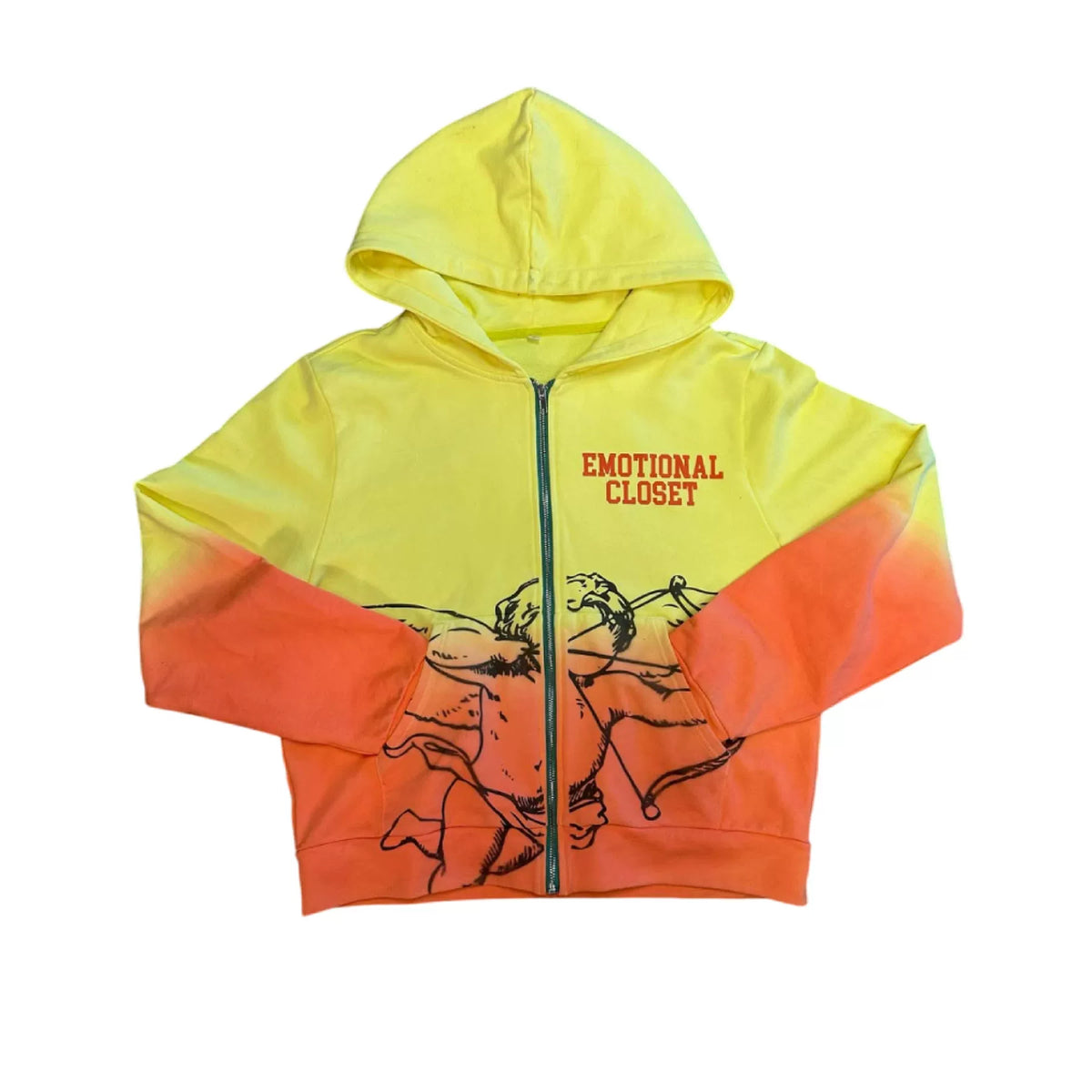 Streetwear Gradient Artistic Hoodie