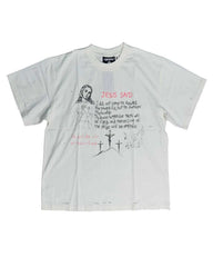 Righteous Jesus Said Tee White
