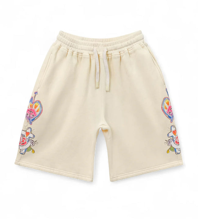 Righteous Risen King Shorts Cream Hover Image