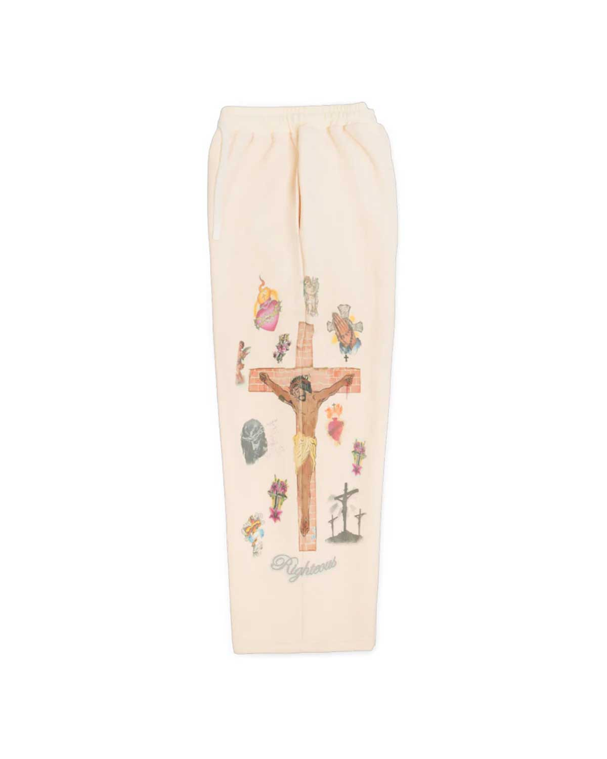 Righteous Risen Ultimate Sacrifice Thermal Sweatpants Cream