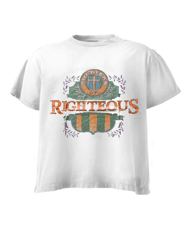 Righteous Soldiers Of Righteous Tee White Hover Image