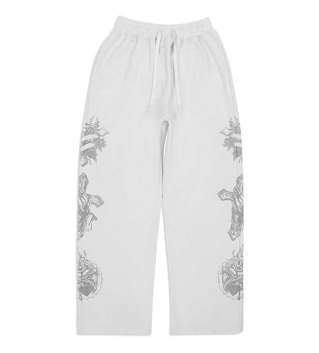 Righteous Tattoo Sweatpants Grey Hover Image
