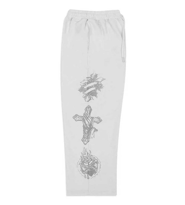 Righteous Tattoo Sweatpants Grey Main Image