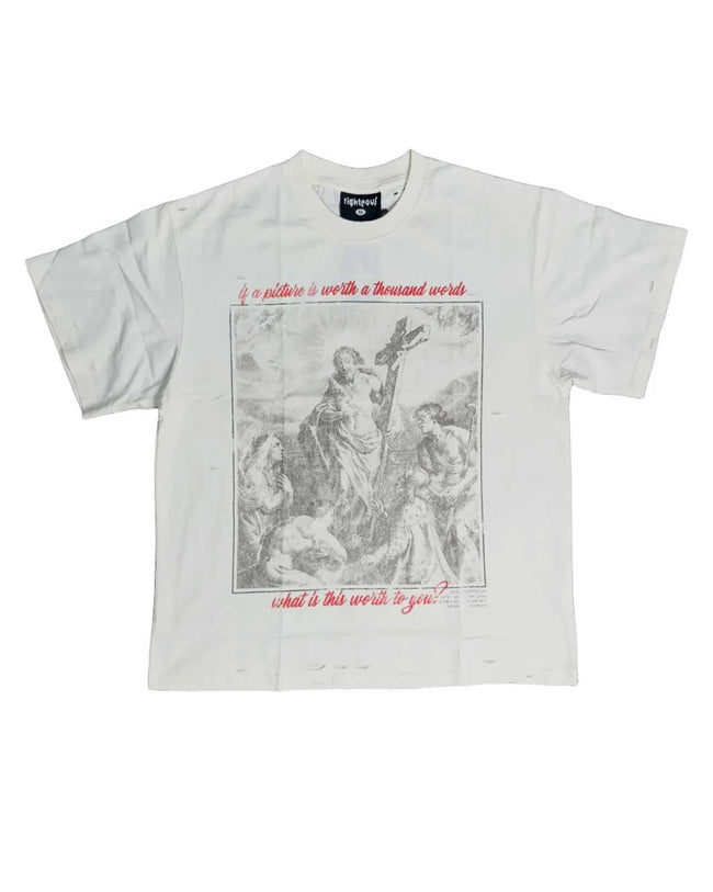 Righteous Worth Tee White Hover Image