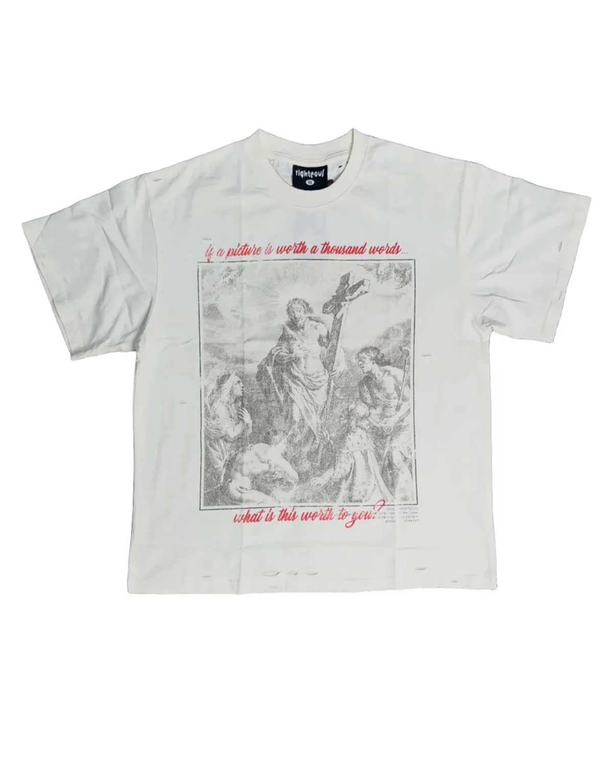 Righteous Worth Tee White