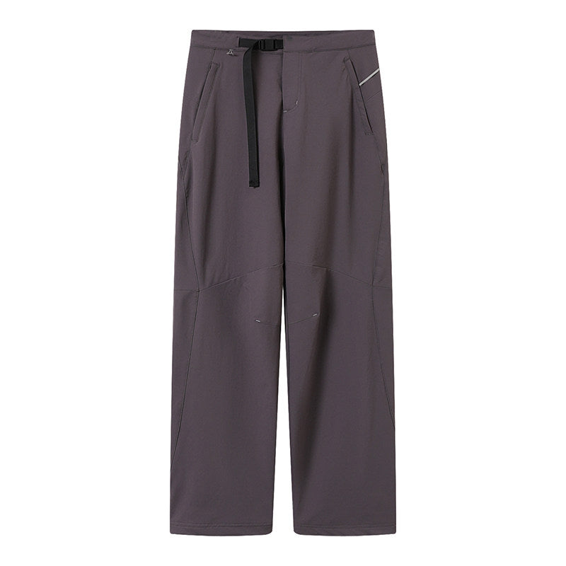 Hiking outdoor mountaineering leisure soft-shell hiking straight-leg functional work pants long pants