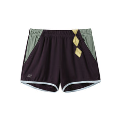 Patterned, color-matched running casual sports shorts