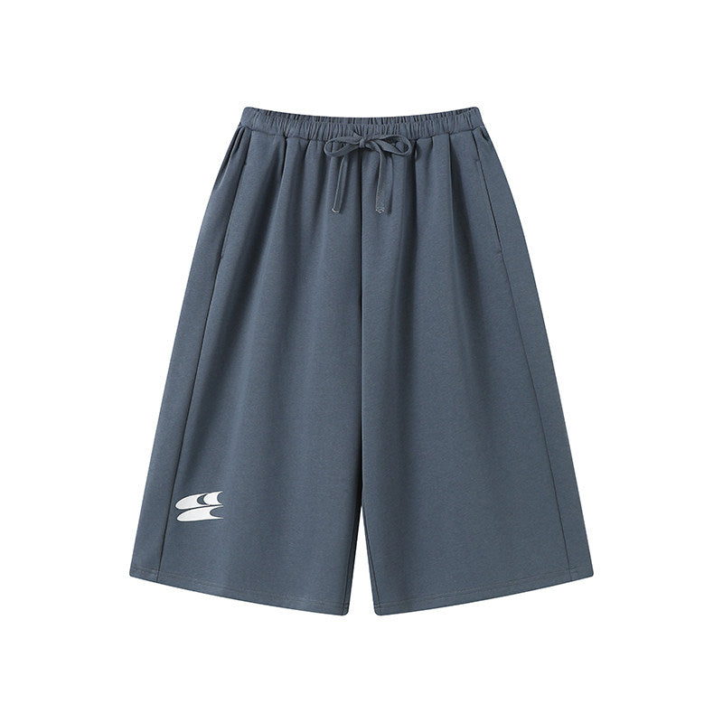 Nice breathable seven-inch pants with a skinny waist belt.
