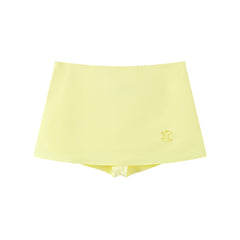 Apple embroidered sporty skirt
