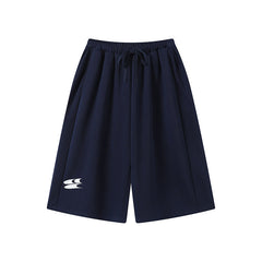Nice breathable seven-inch pants with a skinny waist belt.