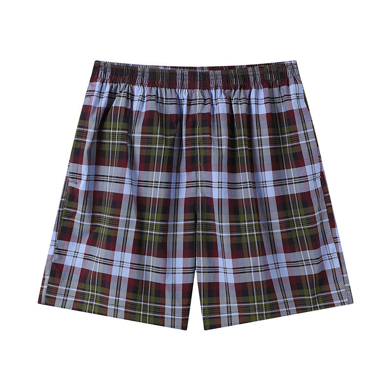 Striped leopard print camouflage quick-drying sports shorts