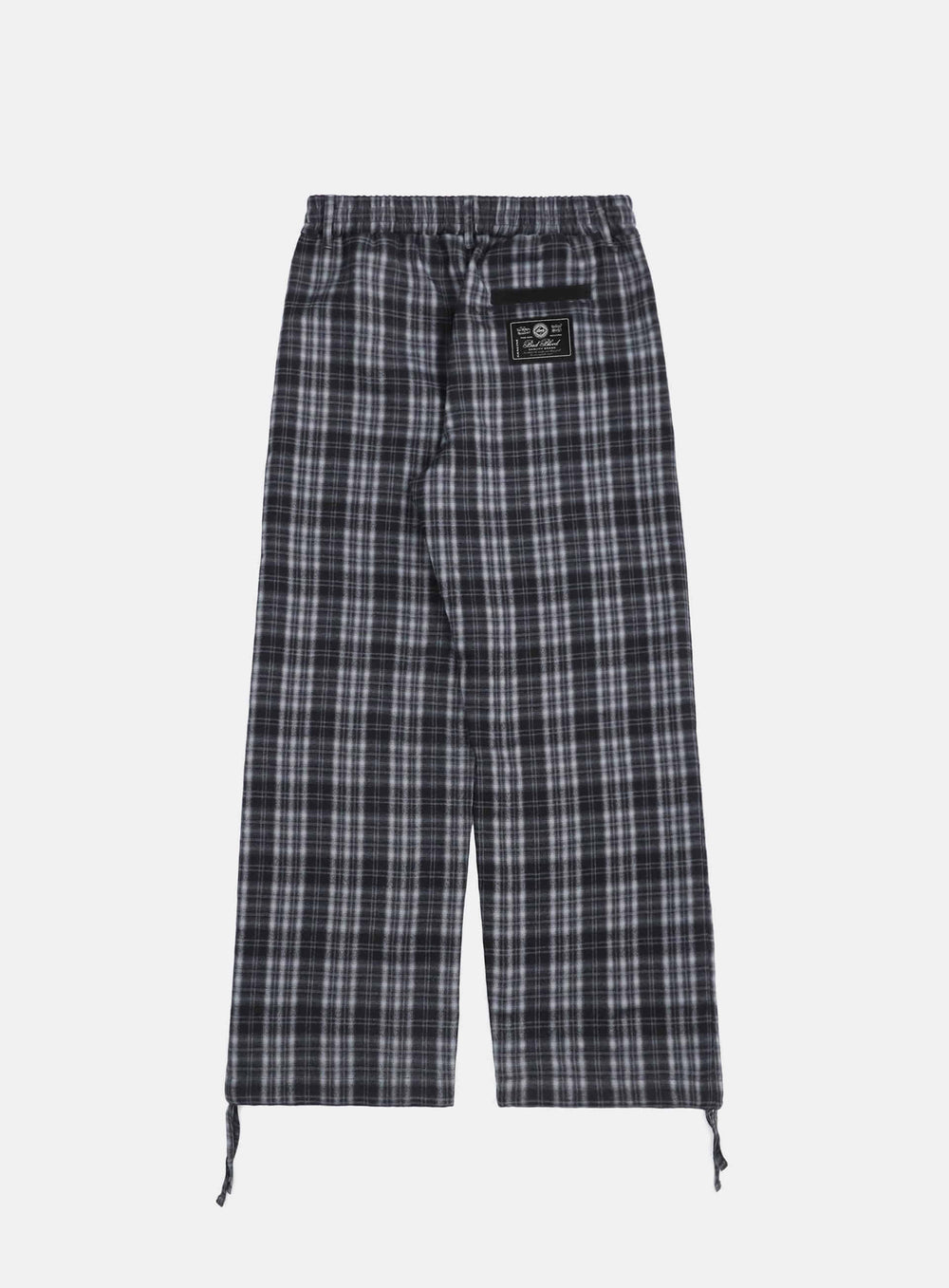 [w-pts25-008] Classic Check 2 Way Jogger Trousers - Black
