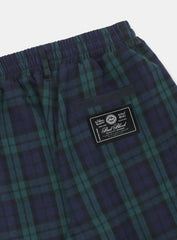 [w-pts25-007] Classic Check 2 Way Jogger Trousers - Green