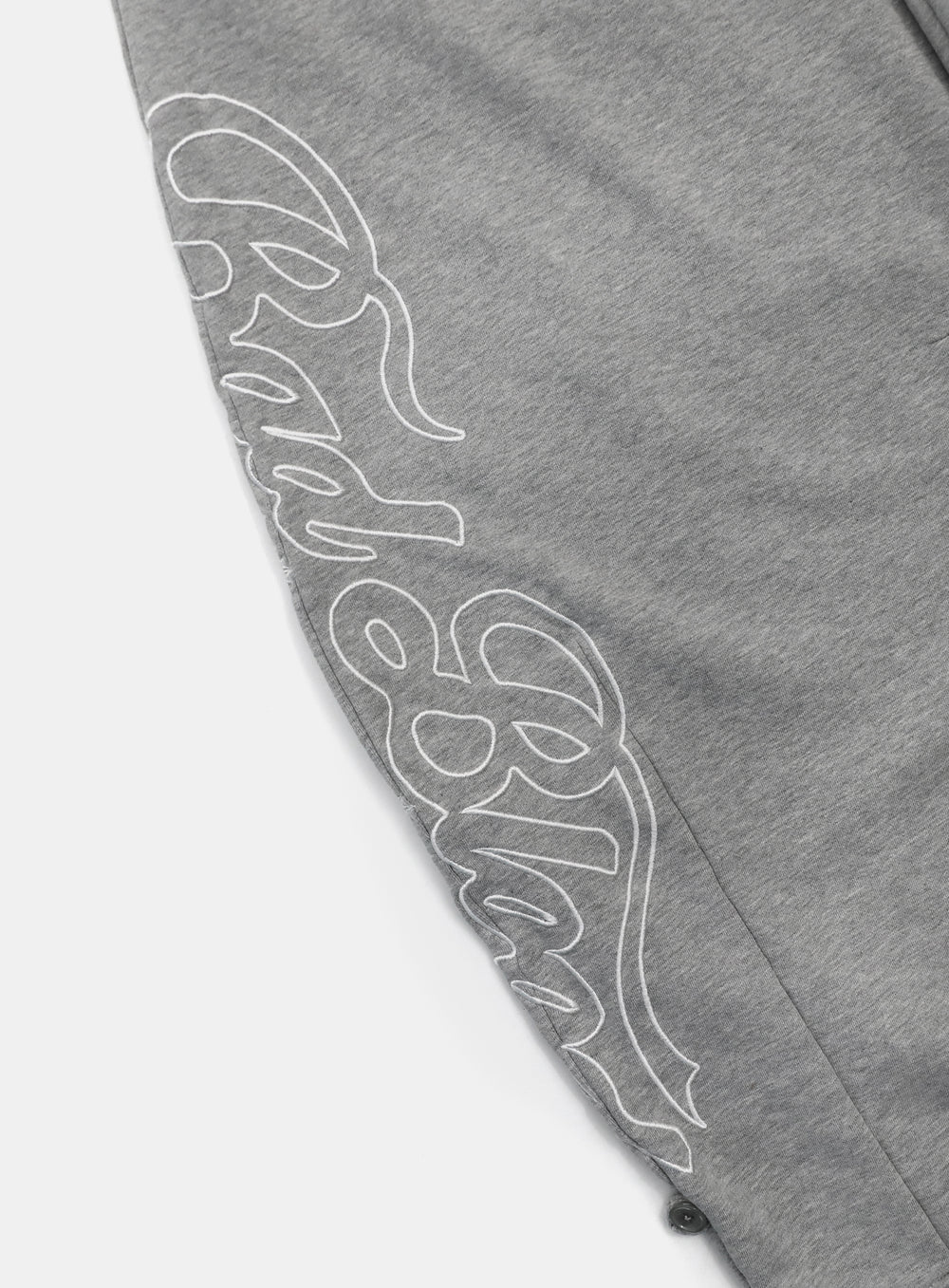 [w-pts25-019] Mystic Capsule 2 Way Curved Jogger Trousers - Grey