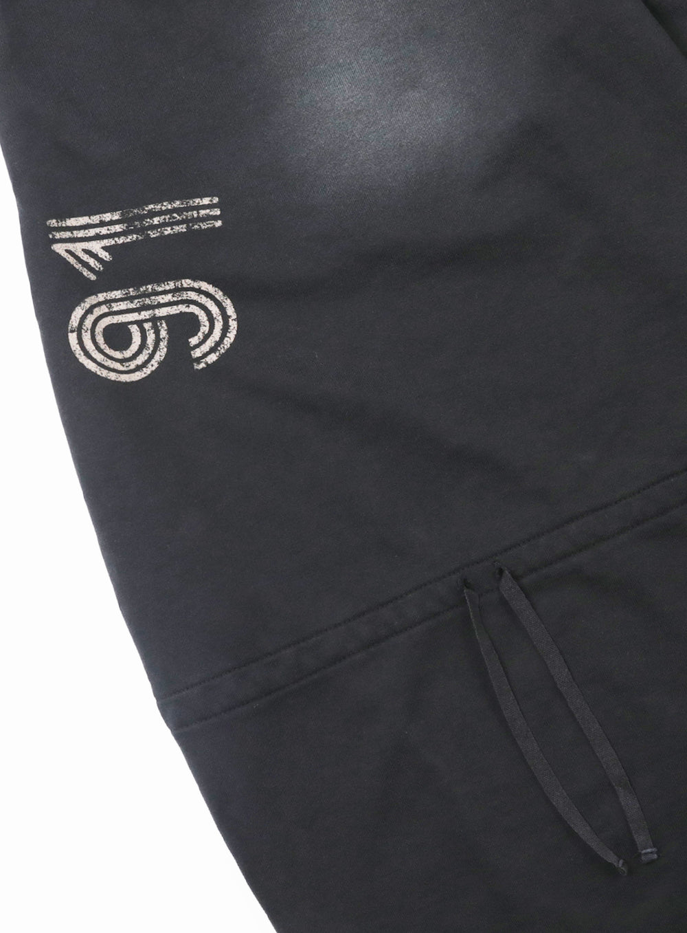 [w-pts24-082] Sun Faded 2 Jogger - Black