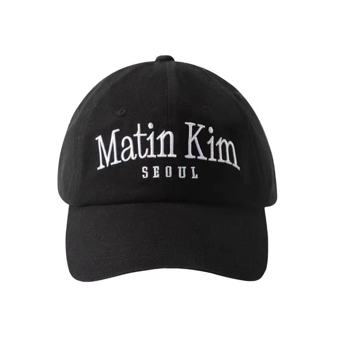 Matin Kim Studio Embroidered Baseball Cap