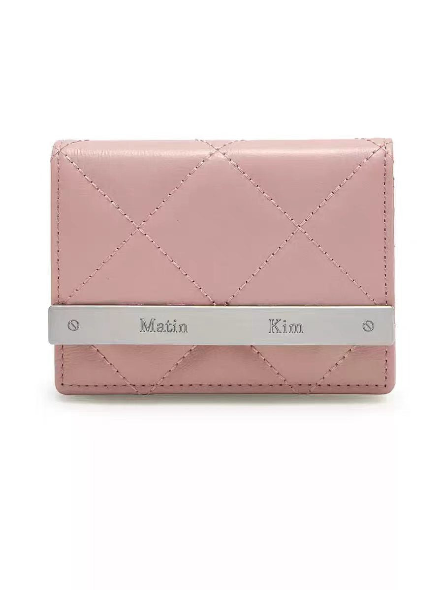 Matin Kim Leather Card Holder Wallet