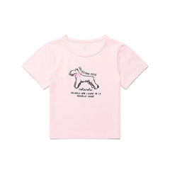 ROLAROLA Bow Puppy Crop T-Shirt