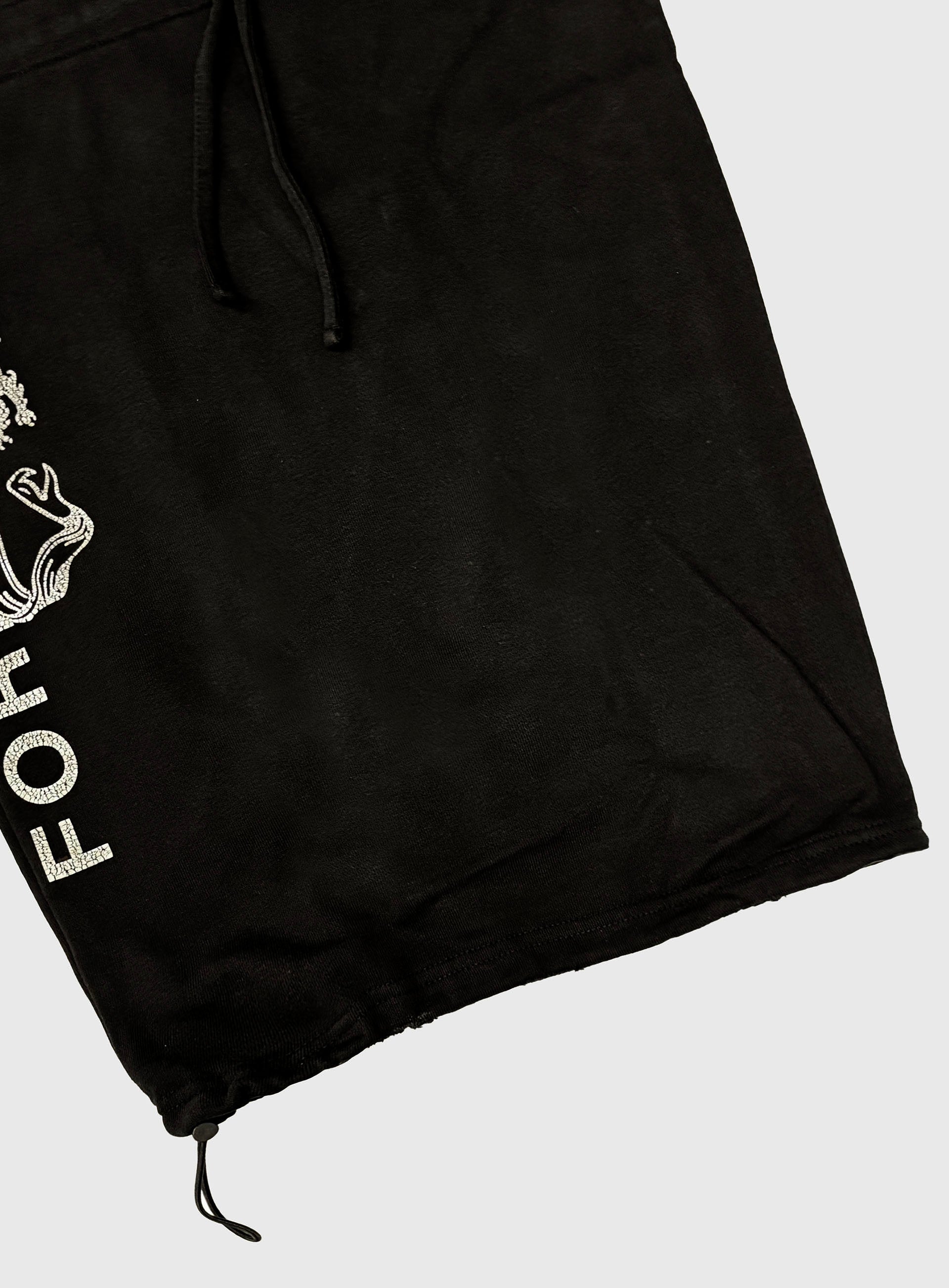 [w-pts25-070] Viper Logo 2-Way Curved Jogger Trousers - Black